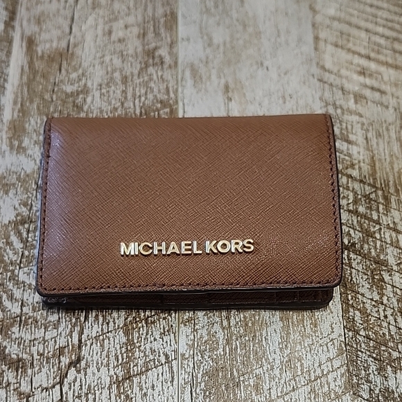 Michael Kors Brown Leather Wallet - Picture 1 of 10